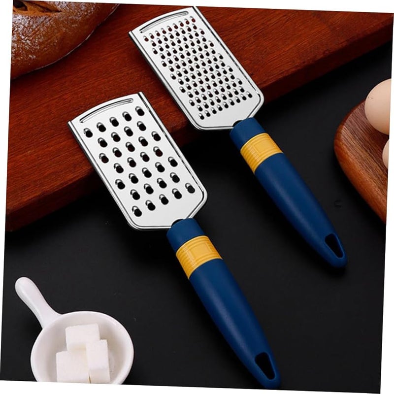 Stainless Steel Vegetable Grater Set Easy to Clean Space Saving Design 2 Pieces - Image 2